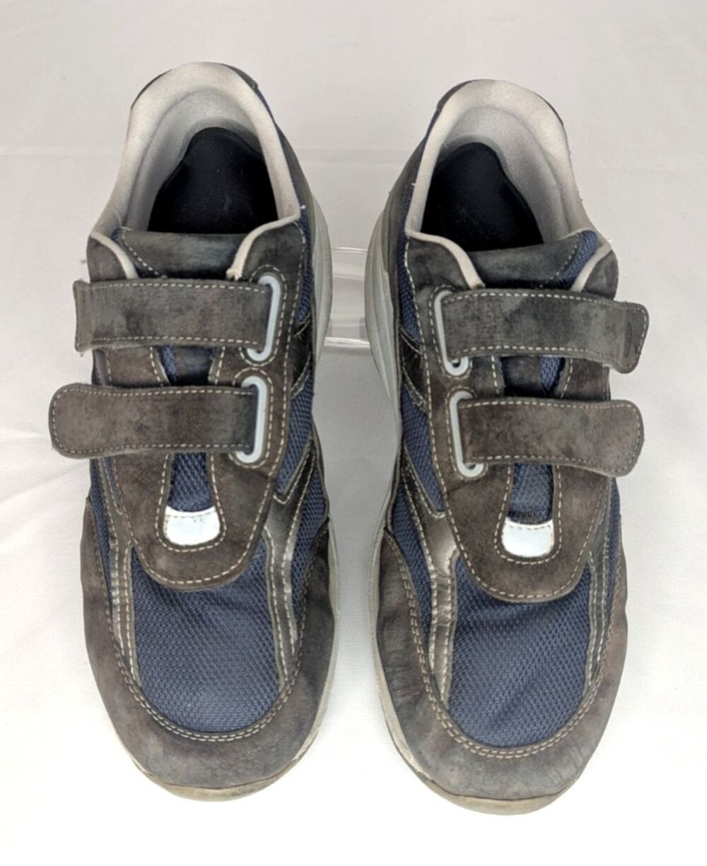 SAS Blue & Gray Men’s Sneakers  Easy Strap - 13.5 N, Pre-Owned